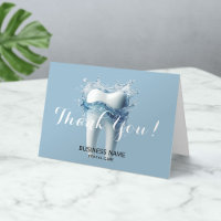 Dentist Clean Tooth & Water Blue Dental Office
