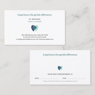 Dentist Dental Appointment Card