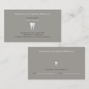 Dentist   Dental Appointment Card