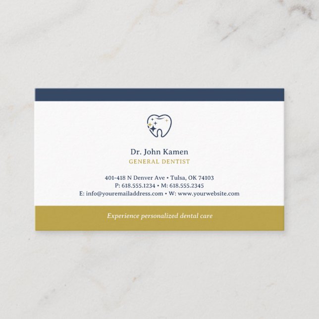 Dentist | Dental Appointment Card (Front)
