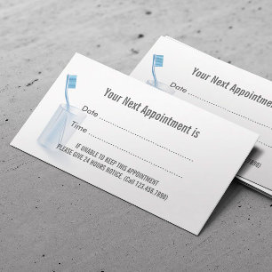 Dentist Dental Appointment Card