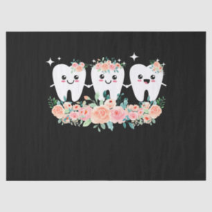 Dentist Dental Assistant Oral Hygienist Tooth Tissue Paper