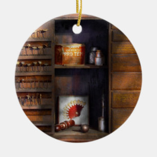 Dentist - Dental Burrs  Ceramic Ornament