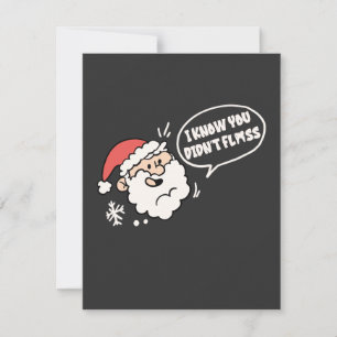 Dentist Dental Christmas Santa  Card
