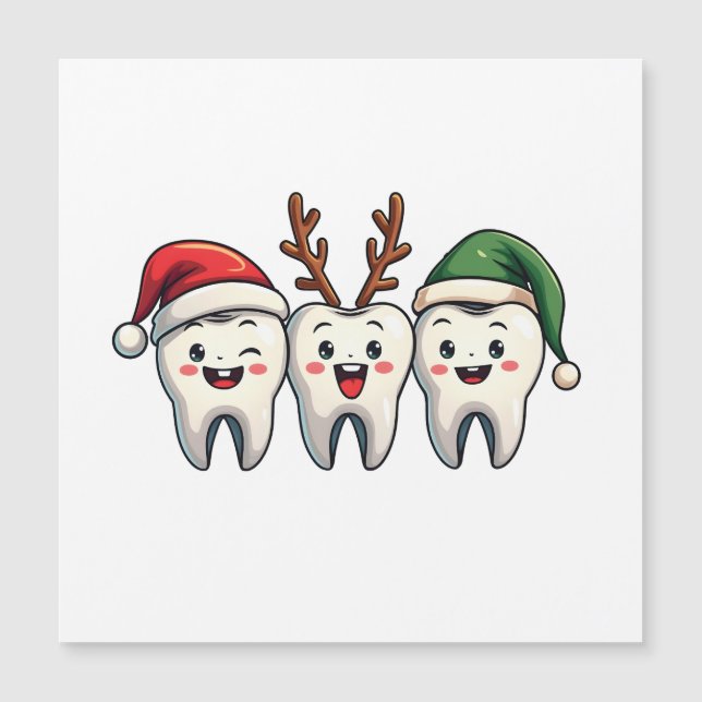 Dentist Dental Christmas Santa Floss Xmas Tree (Front)