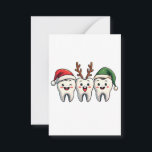 Dentist Dental Christmas Santa Floss Xmas Tree Card<br><div class="desc">floss christmas design,  christmas floss graphic,  dental holiday art,  teeth with santa hat,  dentist christmas design,  festive dental art,  floss with santa hat,  christmas dental theme,  holiday floss design,  santa hat floss graphic</div>
