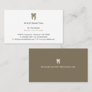 Dentist   Dental Clinic Business Card