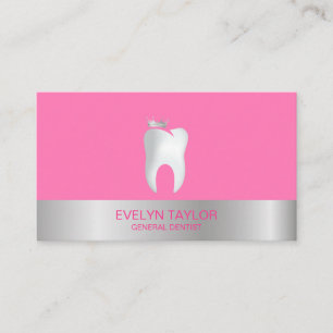 Dentist Dental Clinic teeth Whitening Smile Crown Business Card