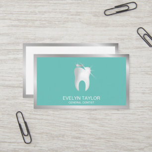 Dentist Dental Clinic teeth Whitening Smile Crown Business Card