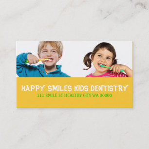 Dentist Dental Dentistry Doctor Smile Business Card
