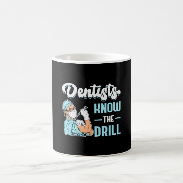 Dentist Dental Dentistry Teeth Tooth Gift Idea Coffee Mug (Center)