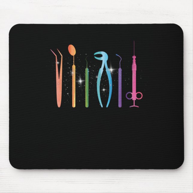 Dentist Dental Dentistry Tooth Teeth Doctor Gift Mouse Pad (Front)