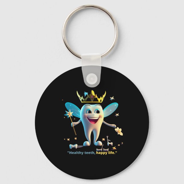 Dentist dental nursre.   keychain (Front)