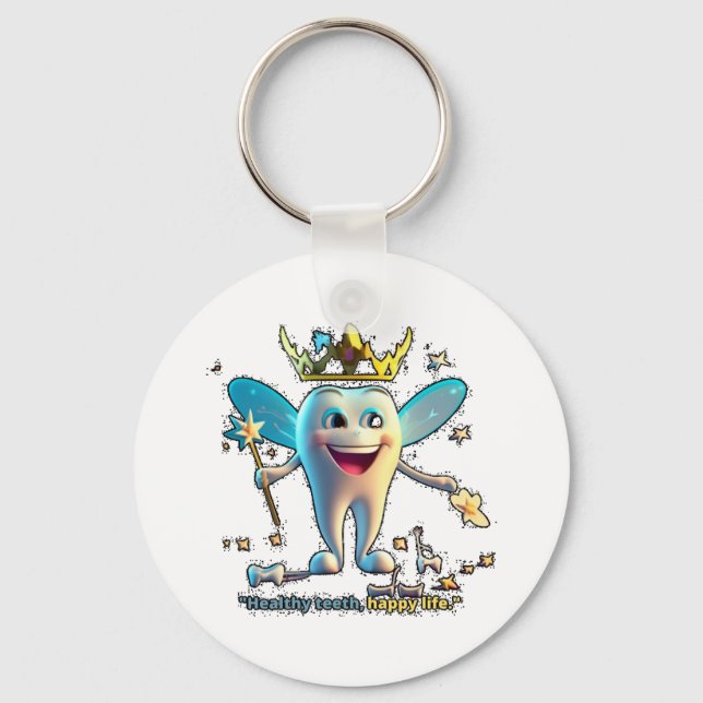 Dentist dental nursre.  Top Keychain (Front)