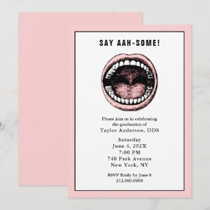 Dentist Dental School Graduation Invitation