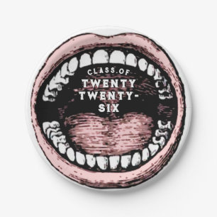 Dentist Dental School Graduation Paper Plate