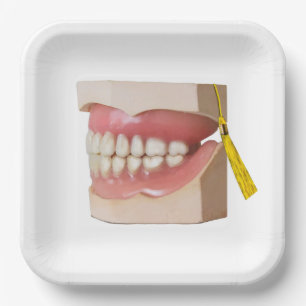 Dentist Dental School Graduation Party Paper Plate