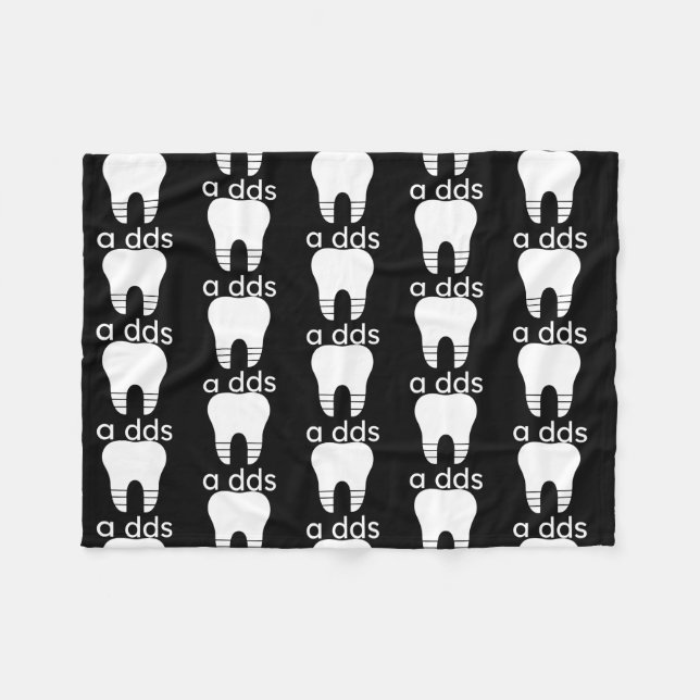 Dentist Dental Student Dentistry Hygienist Fleece Blanket (Front (Horizontal))