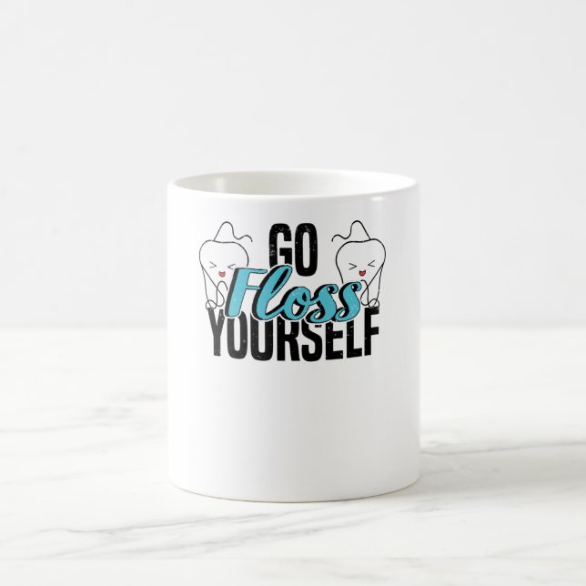 Dentist Dental Technician Occupation Tooth Dental Coffee Mug (Center)