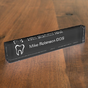 Dentist Dental Thème Bureau Plaques signalétiques