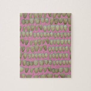 DENTIST DENTISTRY ORTHODONTICS ROTTEN TEETH MOUTH JIGSAW PUZZLE