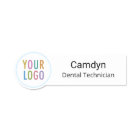 Dentist Employee Name Tag Pin Magnetic Custom Logo