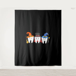 Dentist Halloween Teeth Dental Tapestry