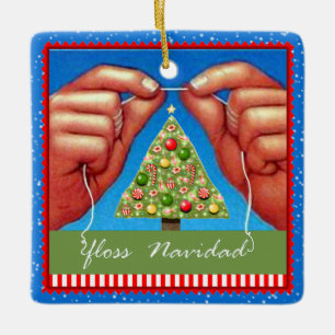 Dentist Holiday Gift Ceramic Ornament