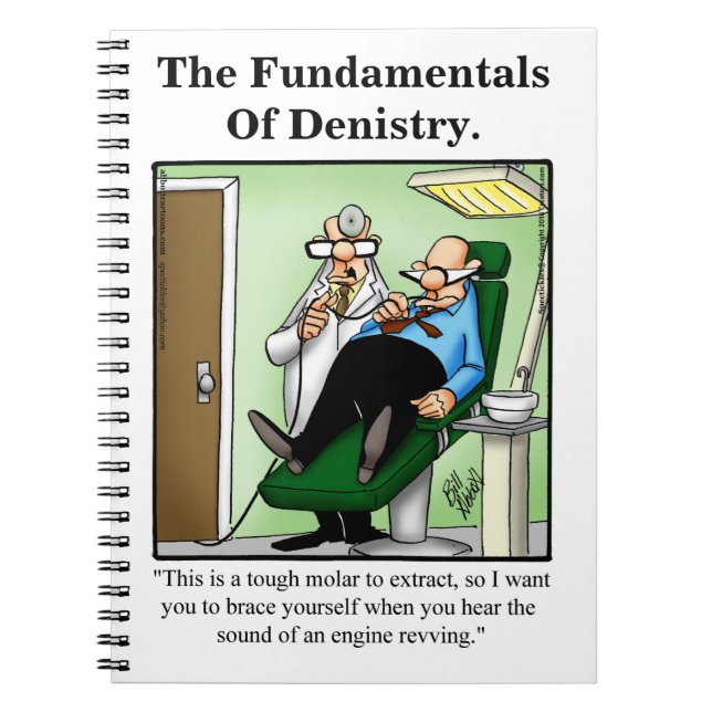 Dentist Humour drôle Carnet cadeau (Devant)