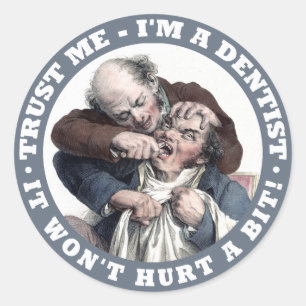 DENTIST humour stickers