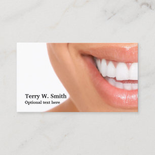 Dentist Hygienist Smile Business Cards