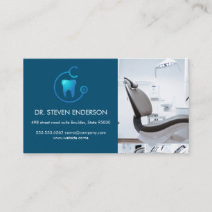 Dentist Logo   Dental Office Chair  Business Card