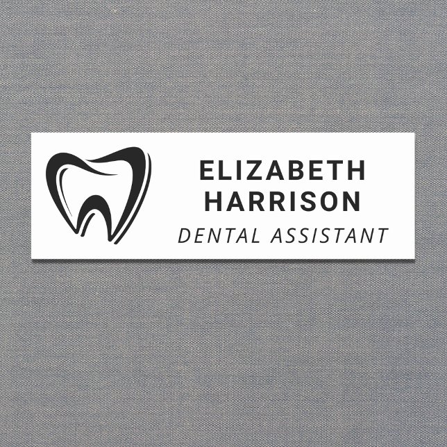 Dentist Logo Dental Office Name Tag (Creator Uploaded)