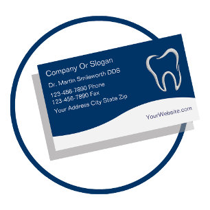 Dentist Modern Budget Business Cards