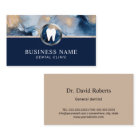 Dentist Modern Navy Blue & Gold Dental Office