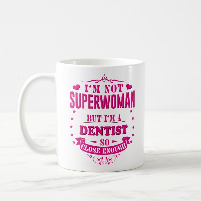 Dentist Mug, Dentist Coffee Mug Travel Funny Gifts (Left)