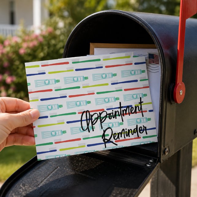 Dentist Office Appointment Reminder Postcard (Creator Uploaded)