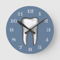 Dentist Office Dental Care White Tooth Dusty Blue