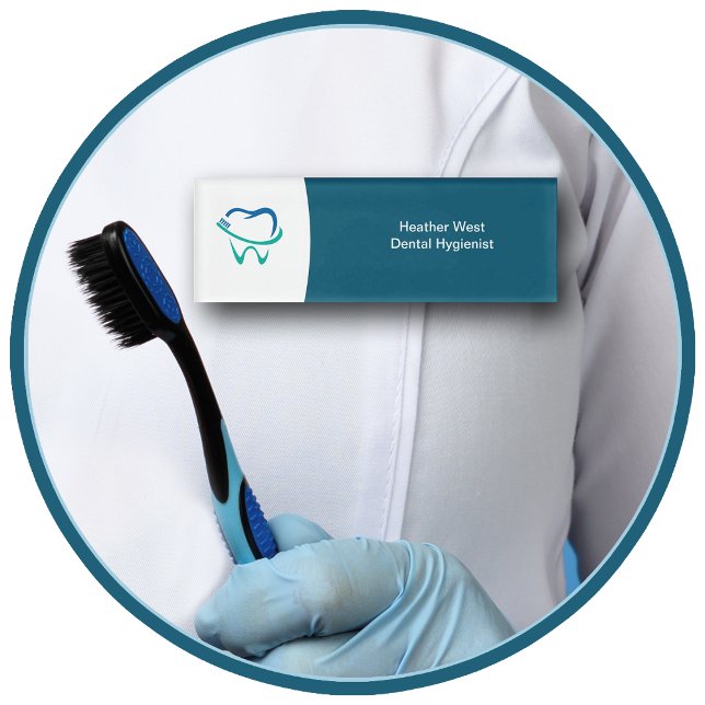 Dentist Office Staff Trendy Name Tags (Creator Uploaded)