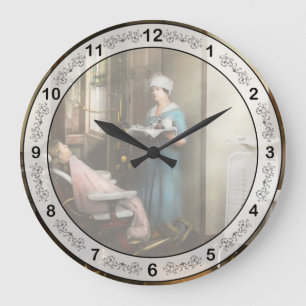 Dentist - Patient's is a virtue 1920 Large Clock