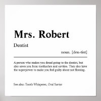 Dentist Personalized Gift