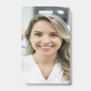 Dentist Photo Customize Personalize Badge
