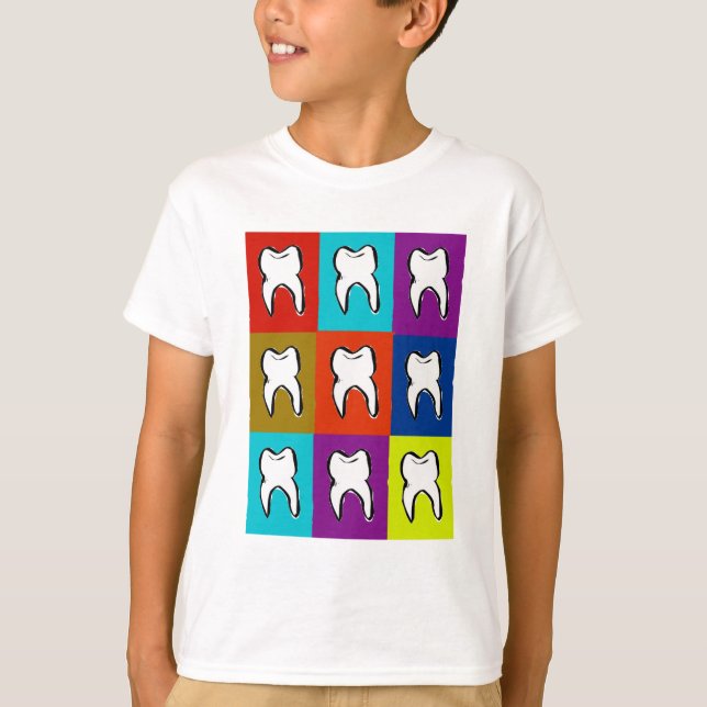 Dentist Popart Gifts T-Shirt (Front)