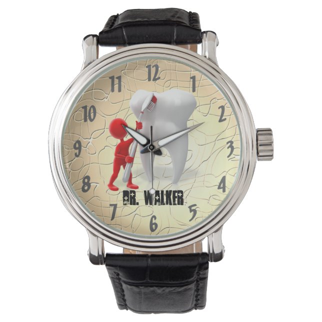 Dentist Professional Designer Doctor Watch (Front)