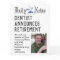 Dentist Retirement Card to Personalise