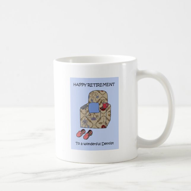 Dentist Retirement Congratulations Coffee Mug (Right)