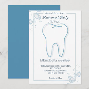 Dentist retirement invitation -Thank You Dentist
