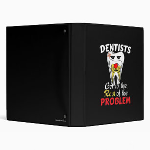 Dentist Root Canal - Tooth Cavity Pun Binder