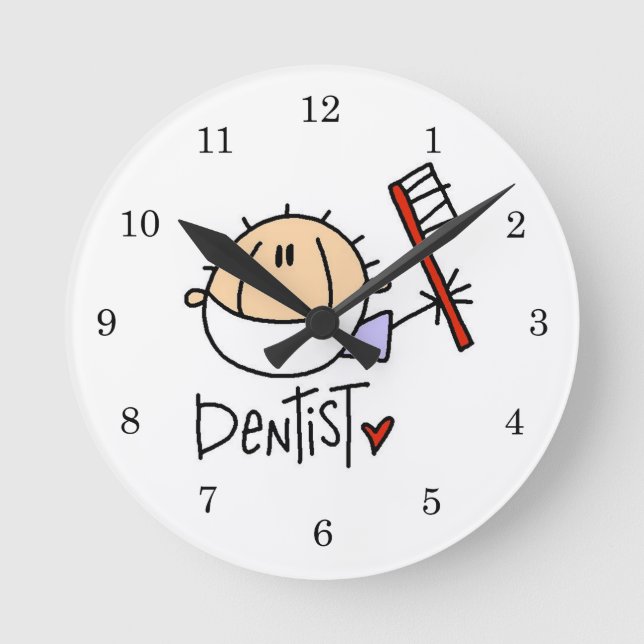 Dentist Round Clock (Front)