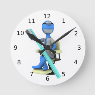 Dentist Round Clock